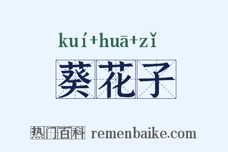 葵花子是什么意思的图片